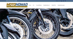 Desktop Screenshot of motonomad.com